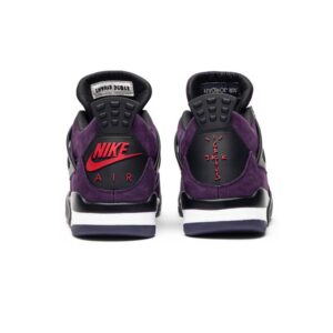 AIR JORDAN 4 X TRAVIS SCOTT PURPLE SUEDE